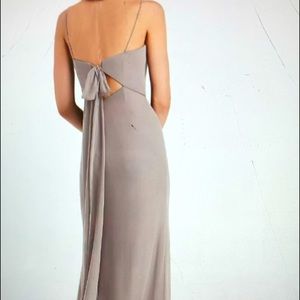 Taupe maxi dress size 6